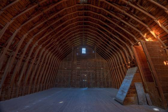 Guernsey Dairy Barn Upstairs 2 Thousand Springs Guernsey Dairy Barn on Ritter Island, Thousand Springs State Park, Idaho