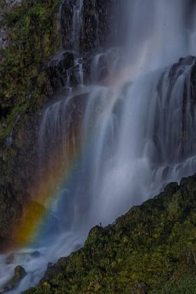 Rainbow at Lemmon Falls Rainbow at Lemmon Falls in Thousand Springs State Park, Idaho