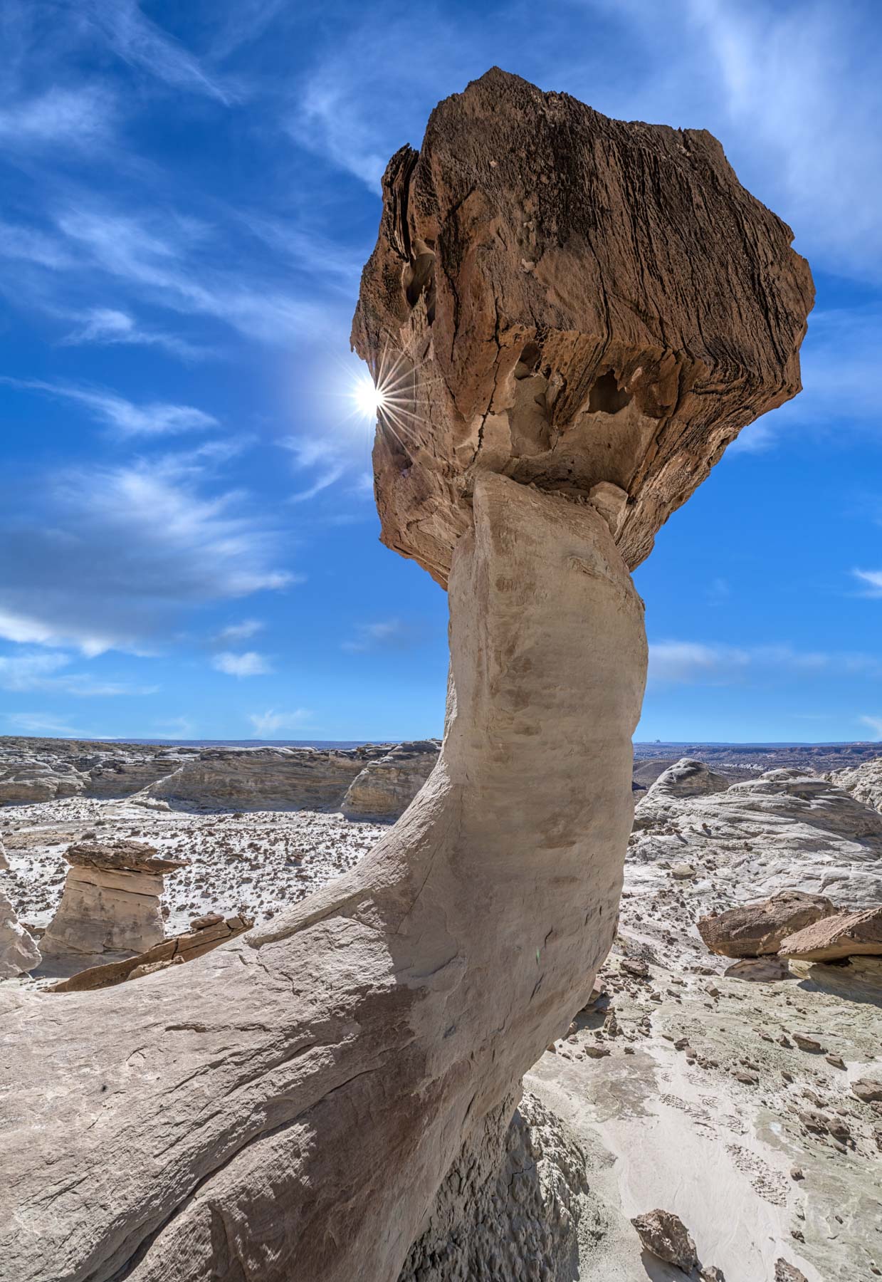 Curved Hoodoo at the Upper Paria Rimrocks