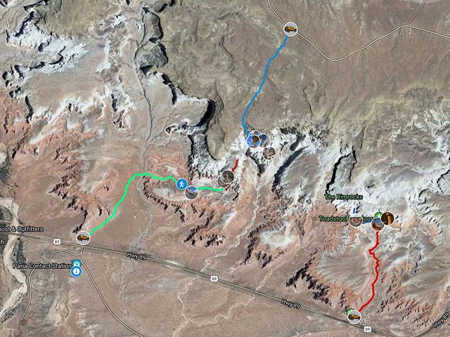 Google Map of The Rimrocks