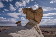 Slanted Hoodoo in the Middle Paria Rimrocks