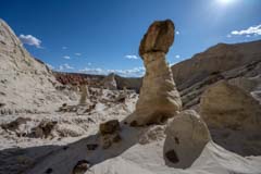 White Hoodoos west of Toadstool Hoodoo