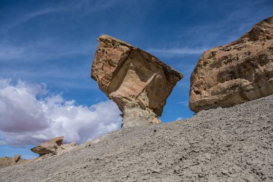 Diamond Rock 2 Diamond shaped rock formation in the badlands along Smoky Mountain Road in Utah