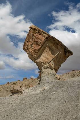 Diamond Rock 3 Diamond shaped rock formation in the badlands along Smoky Mountain Road in Utah