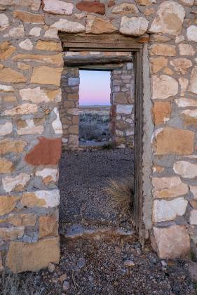 Doorways Doorways in Mountain Lion Zoo in Two Guns ghost town, Arizona