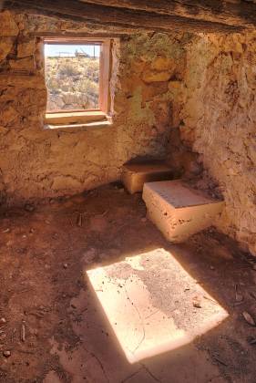 Store Window Window in store near Apache Death Cave in Two Guns ghost town