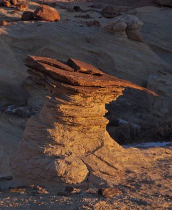 Colorful Canyon 2 Late light on a Hoodoo in Colorful Canyon