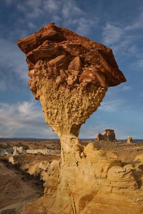 Twisted Hoodoo and Chimney Rock Upper White Rocks Hoodoo and Chimney Rock