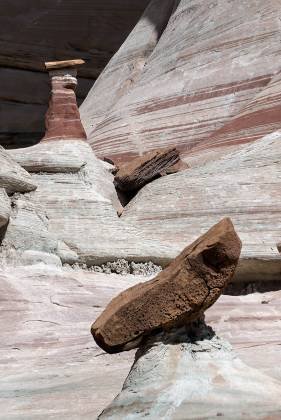 Striped Hoodoo Hoodoos in the West Fork of Wahweap Creek