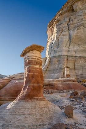 Striped Hoodoo Close-Up Striped Hoodoo Close-Up