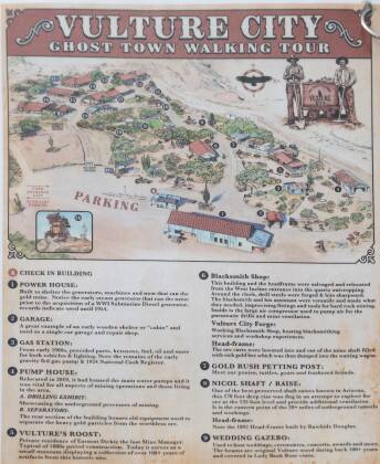 Vulture City Brochure 2 Brochure and map given out when you visit Culture City ghost town, Arizona.
