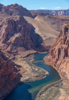 Waterholes Bend 2 View downstream of the Colorado River from Waterholes Bend.