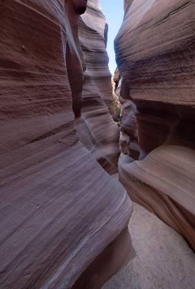 HDR capture Waterholes Canyon, a slot canyon near Page, Arizona.