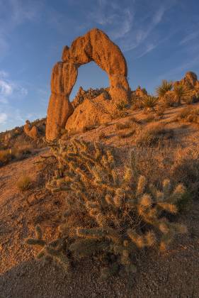 Scorpion Arch 2 Scorpion Arch at sunset in Western Arizona