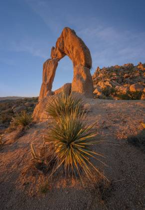 Scorpion Arch 5 Scorpion Arch at sunset in Western Arizona