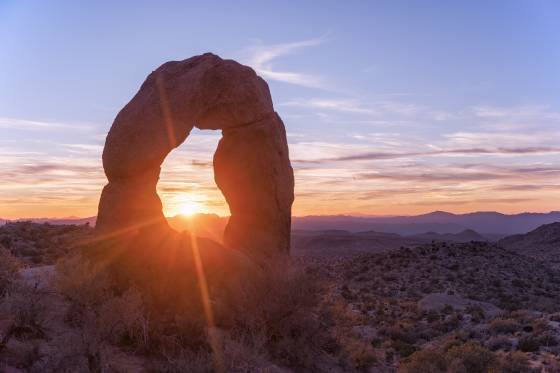 Scorpion Arch at Sunset 2 Scorpion Arch at sunset in Western Arizona