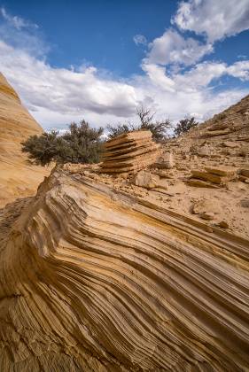 Pancake Rocks The Great Chamber Alcove near Kanab, Utah