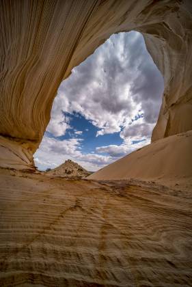 Sandstone Patterns in The Great Chamber The Great Chamber Alcove near Kanab, Utah