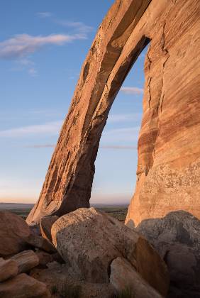 Early Light White Mesa Arch in the Navajo Nation, Arizona