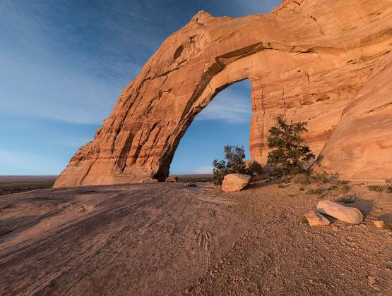 More leading lines White Mesa Arch in the Navajo Nation, Arizona