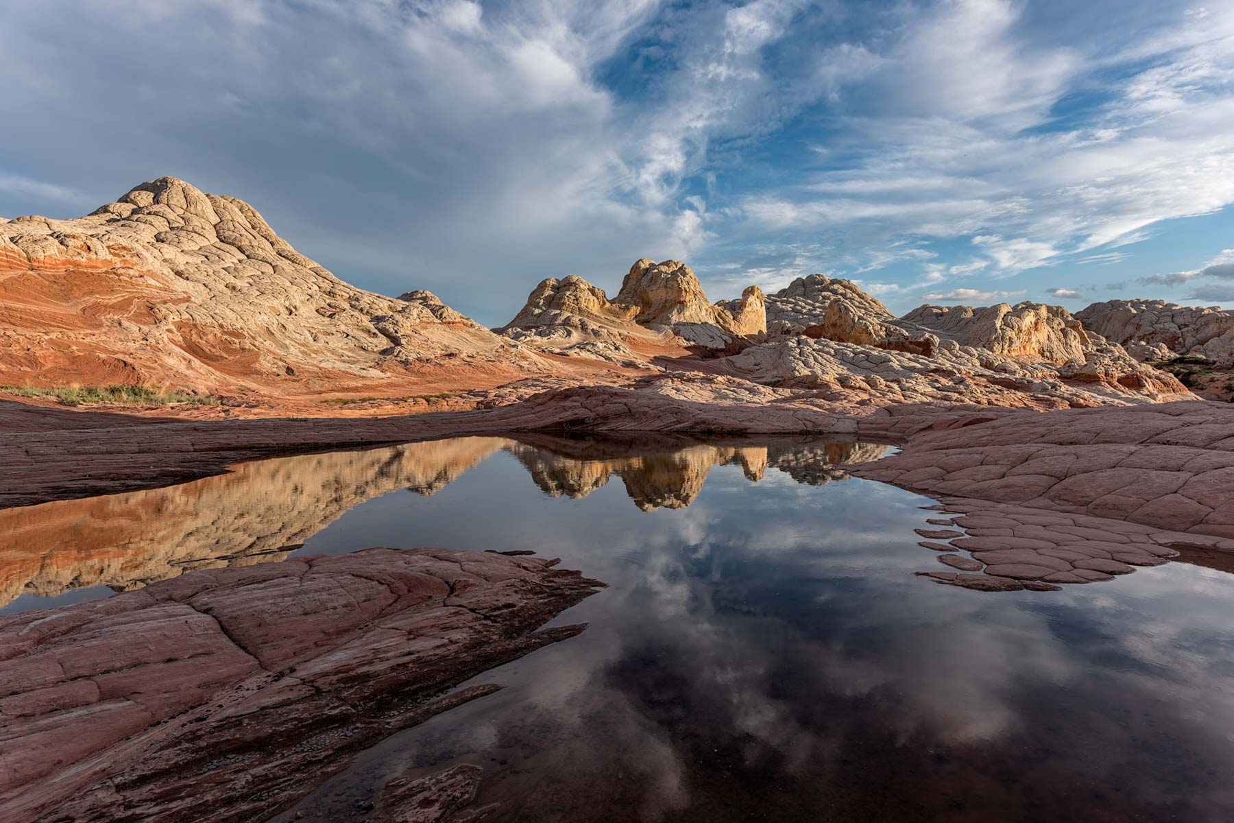 Reflection of The Citadel at The White Pocket in Vermilion Cliffs National Monument