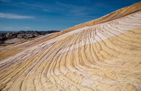 Yellow Rock Colors Sandstone pattern at Yellow Rock in Grand Staircase Escalante National Monument, Utah