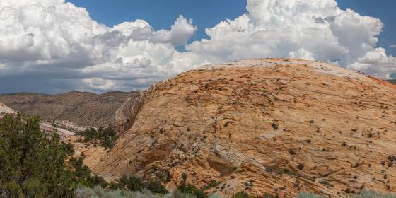 Yellow Rock Panorama Panorama of Yellow Rock in Grand Staircase Escalante National Monument, Utah