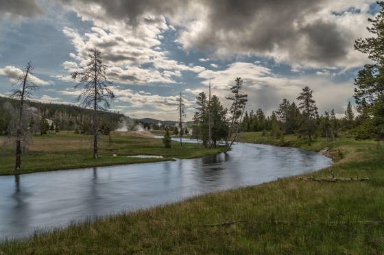 Firehole River Long Exposure Long exposure of the Firehole River in Yellowstone National Park