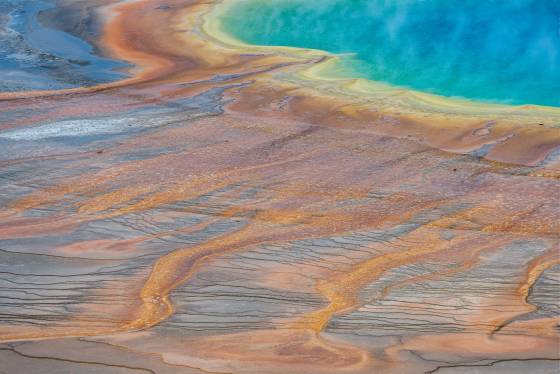 Grand Prismatic Pool Pattern 2 Grand Prismatic Pool in Yellowstone National Park