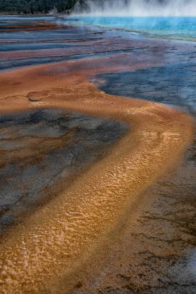 Grand Prismatic Pool Pattern 3 Grand Prismatic Pool in Yellowstone National Park