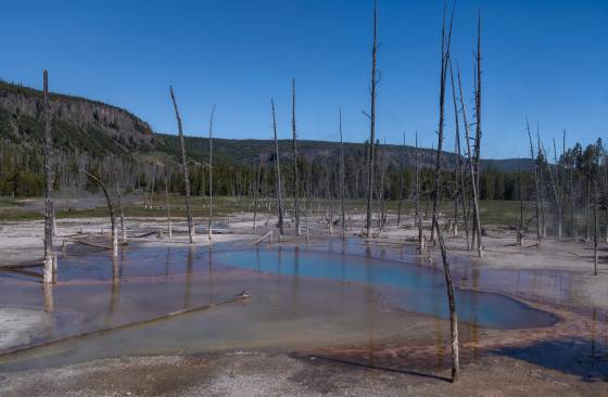 Opalescent Pool Opalescent Pool in Yellowstone National Park