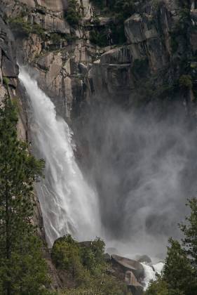 Highway 140 Waterfall Waterfall on Hihjway 140 in Yosemite National Park